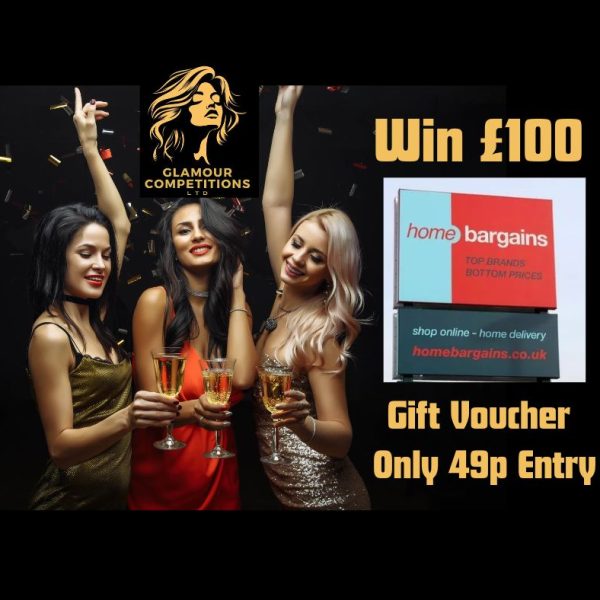 £100 Home Bargains Gift Card Voucher - Only 49p To Enter
