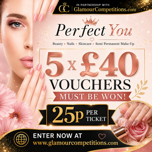 Perfect You (Carrickfergus) - 5 x £40 Vouchers Must Be Won - 25p To Enter - Instant Wins Competition
